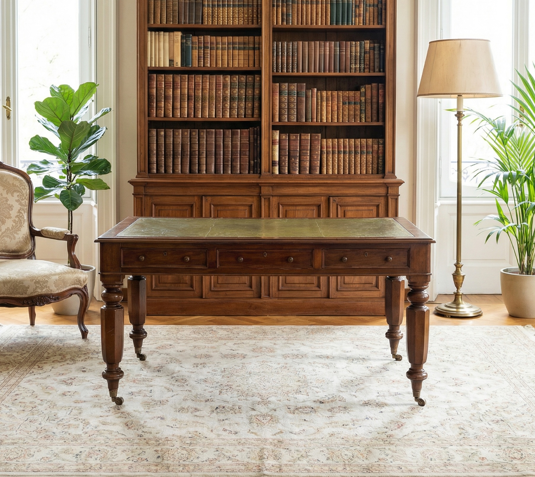 Library Table - L 148 cm