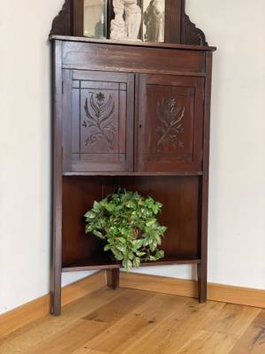 Corner cabinet with original mirror thumbnail 5