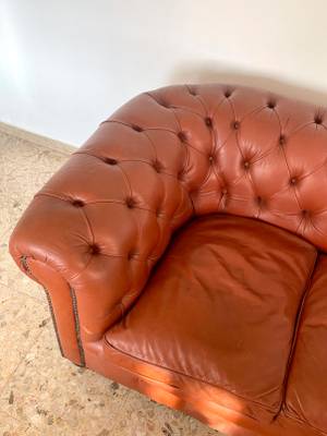 Chesterfield sofà - L 202 cm thumbnail 2