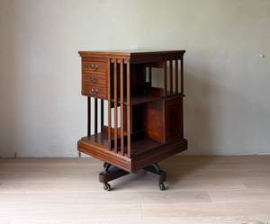 Revolving Bookcase With Drawers thumbnail 4