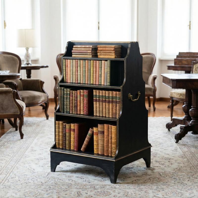 Bookcase - Double-sided and painted