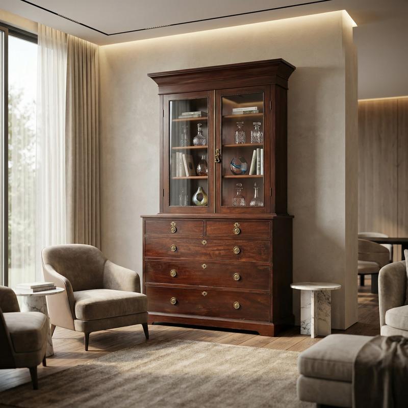 Bookcase Chest - H 205 cm
