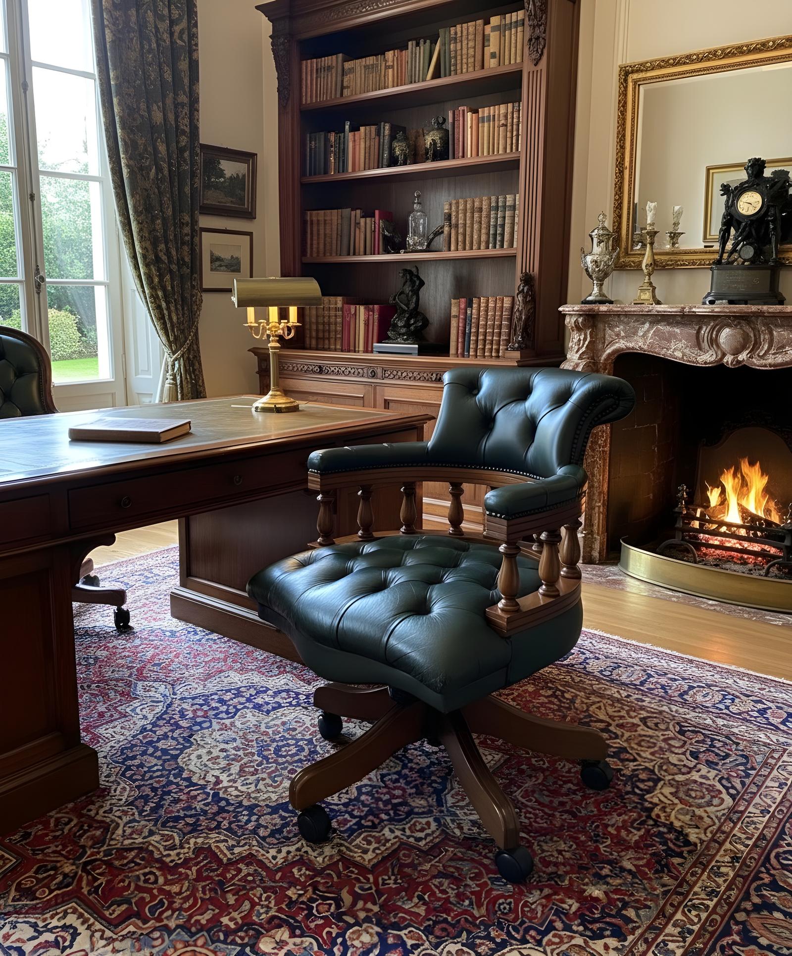 Chesterfield Desk chair — 1