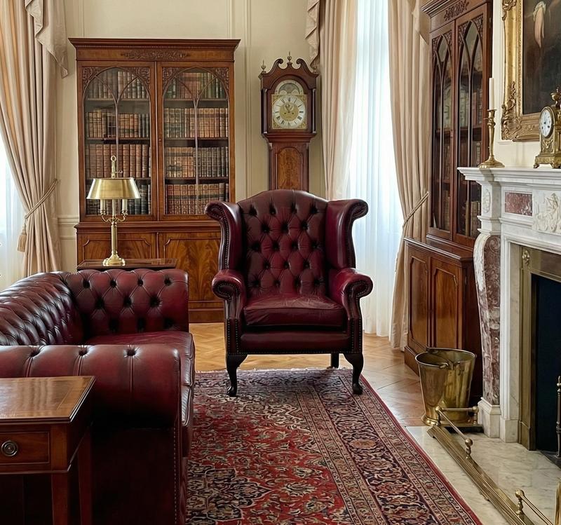 Chesterfield Queen Ann armchair