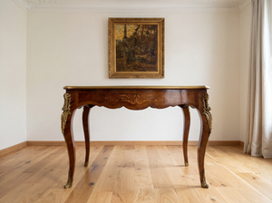 Writing desk with bronze details thumbnail 2
