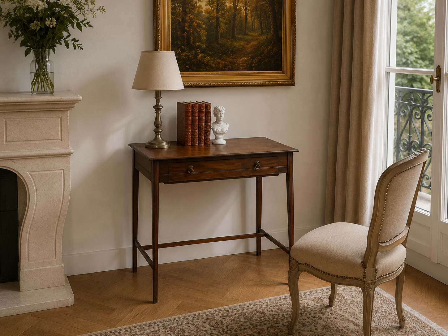 Desk / writing Table - L 71 cm — 1