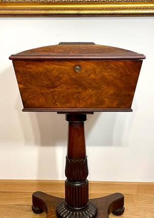 Tea Poy - Tea Cabinet 1830 c. thumbnail 2
