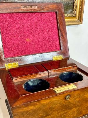 Tea Poy - Tea Cabinet 1830 c. thumbnail 5