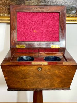 Tea Poy - Tea Cabinet 1830 c. thumbnail 6