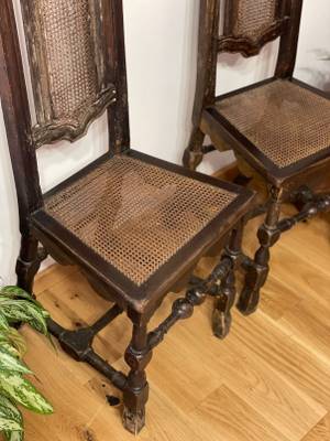 Two thrones in Vienna straw - 1840 c. thumbnail 2