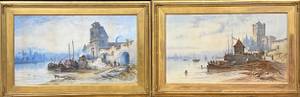 Landscape watercolor - 98 x 143 cm thumbnail 2