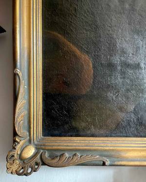Italian "Capriccio" oil on canvas - 157 x 120 cm thumbnail 5