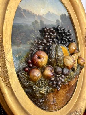 Victorian framed three-dimensional still life thumbnail 5